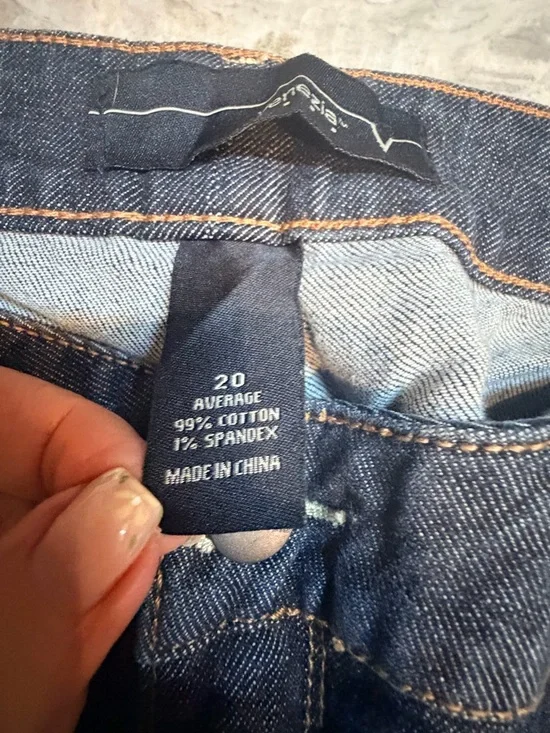 Venezia Lane Bryant Jeans Womens 20 Average Straight Leg Medium Wash Plus Denim - Picture 3 of 9